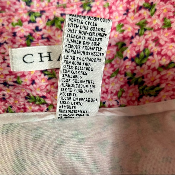 Chaus Pink Floral Cotton Skirt - Picture 8 of 8